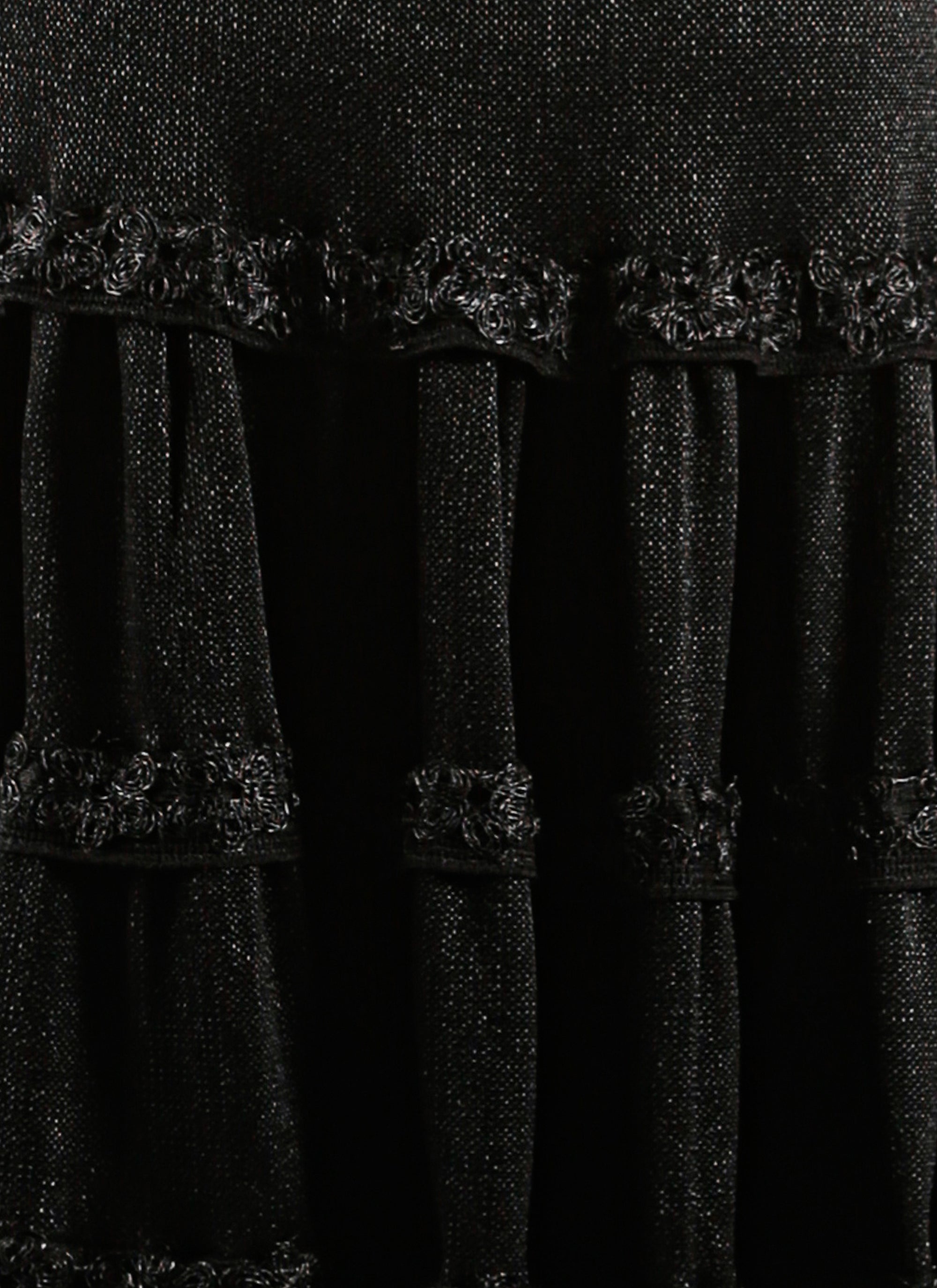 Floral skirt - Black