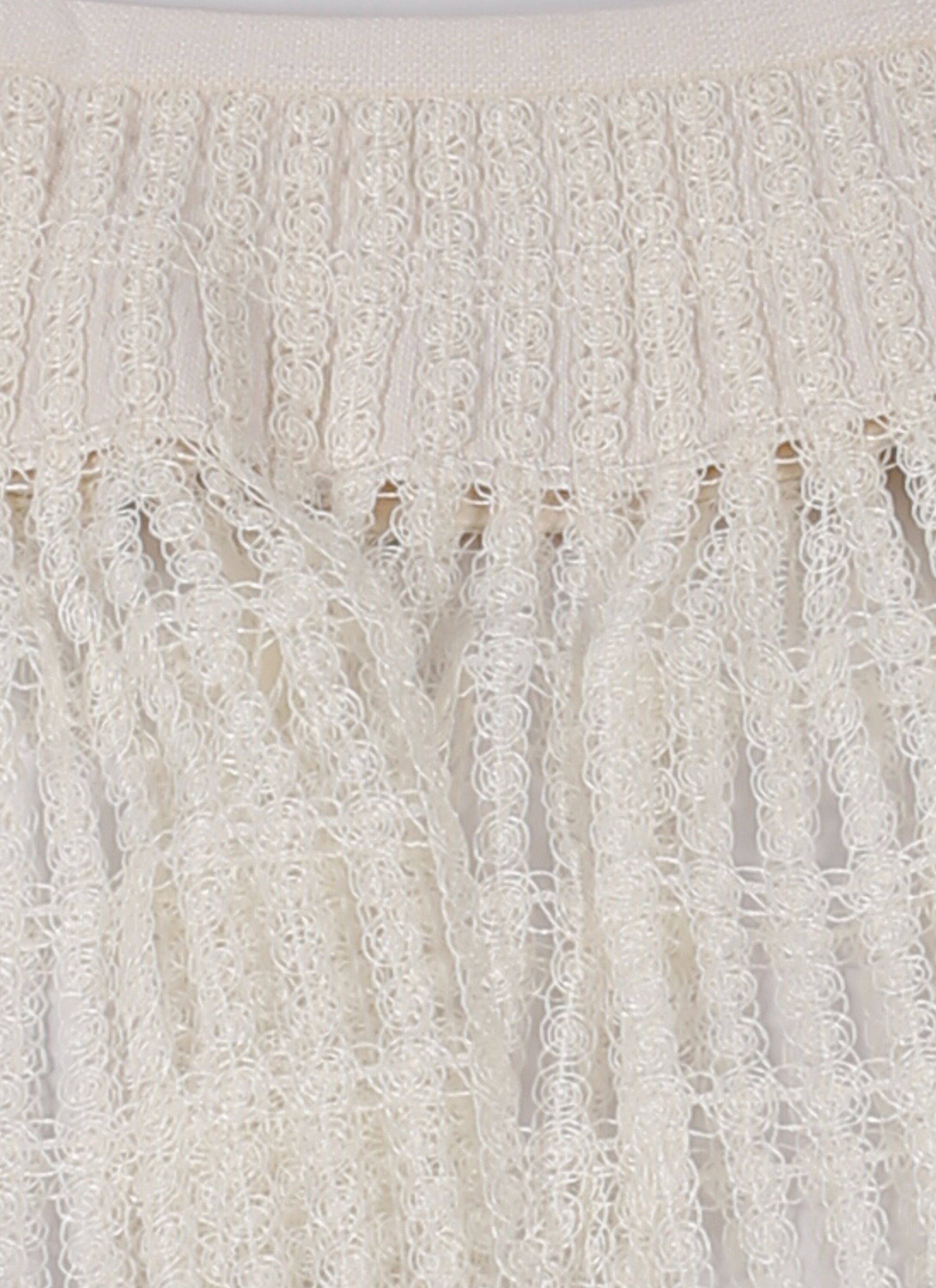 Floral skirt - White