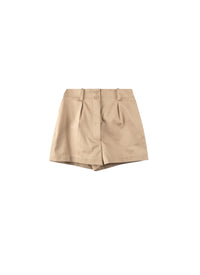 Short en gabardine - Sable