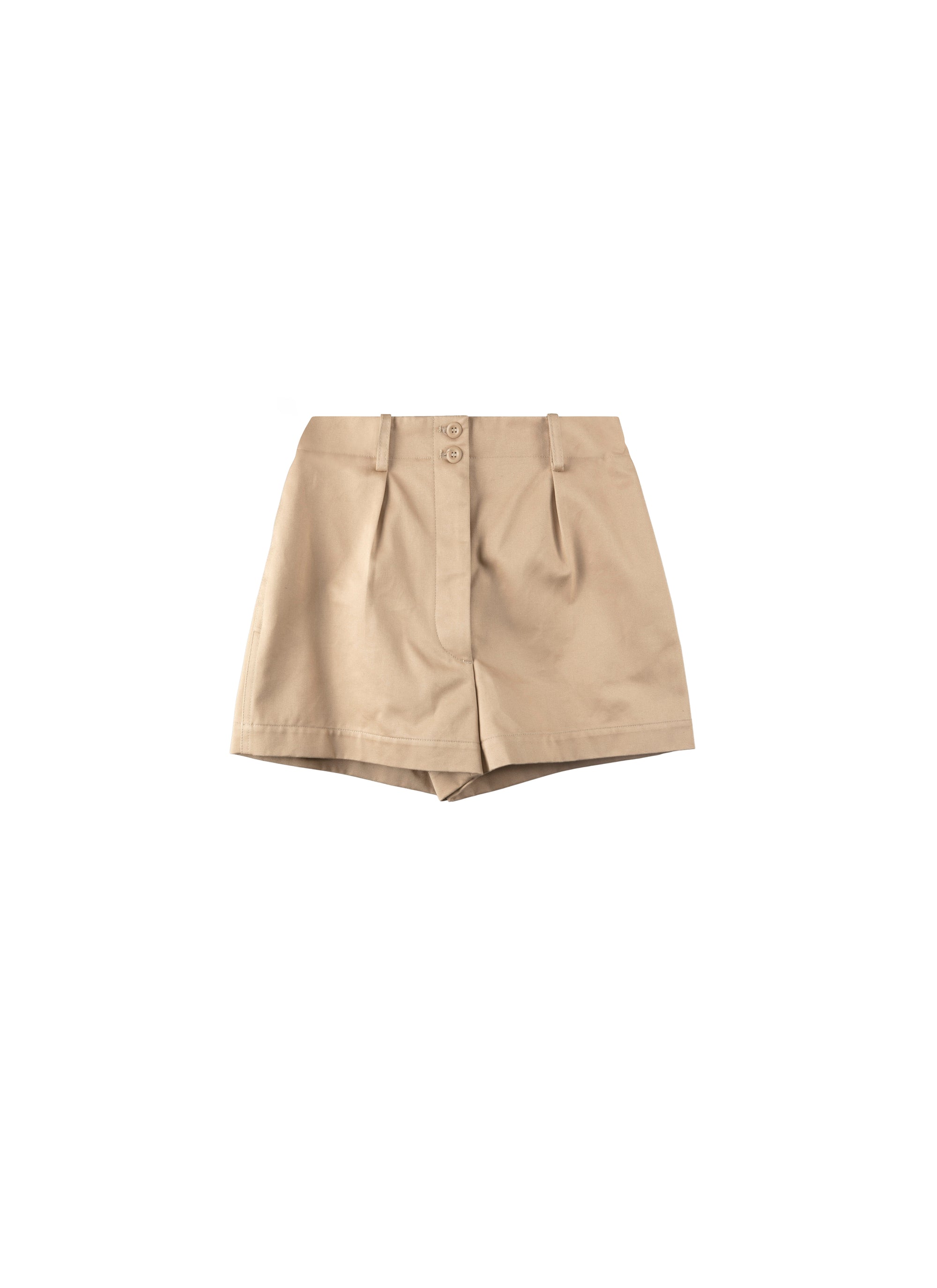 Short en gabardine - Sable