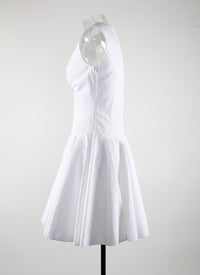 Robe sans manches Dédale - Blanc