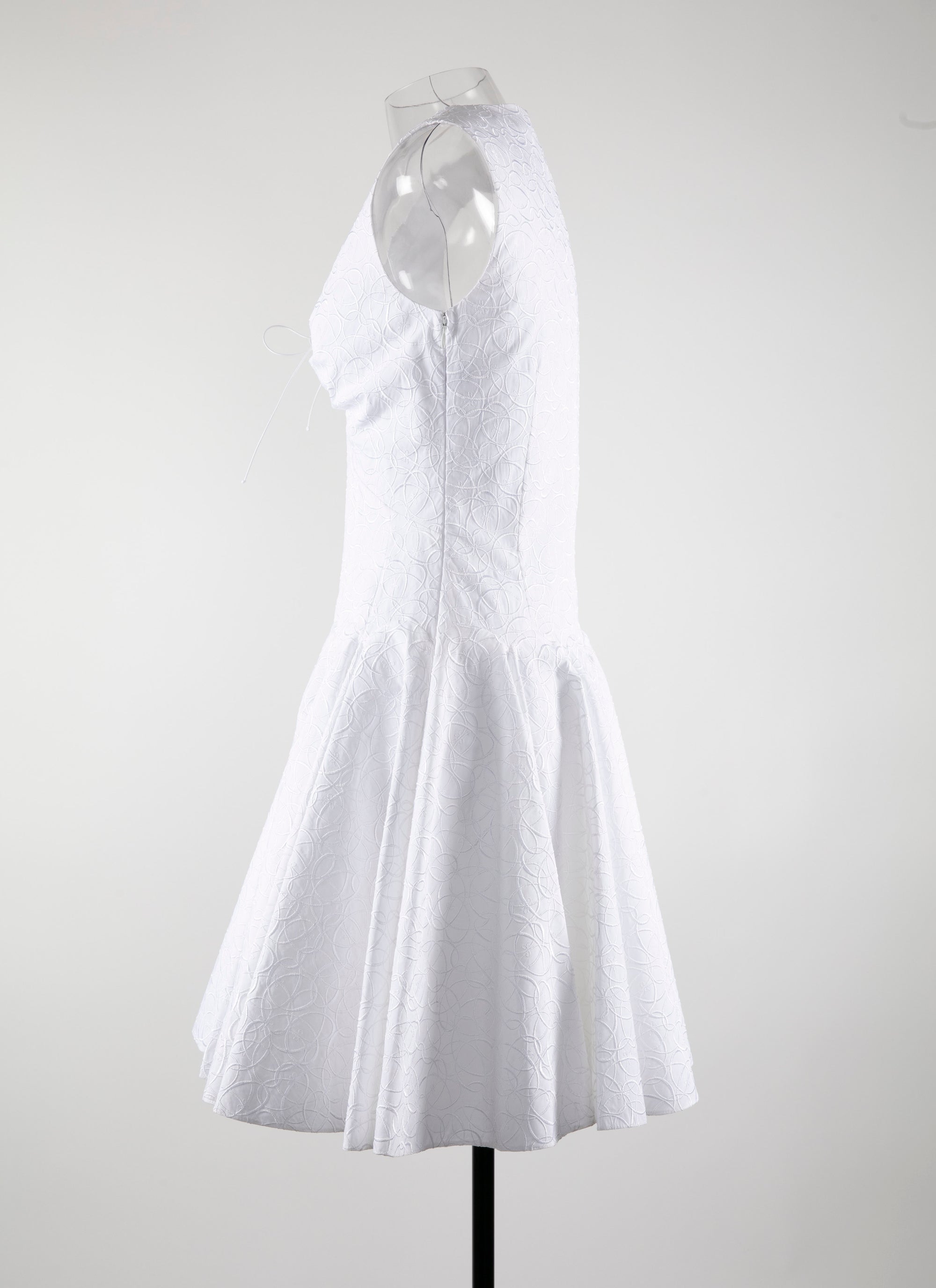 Robe sans manches Dédale - Blanc