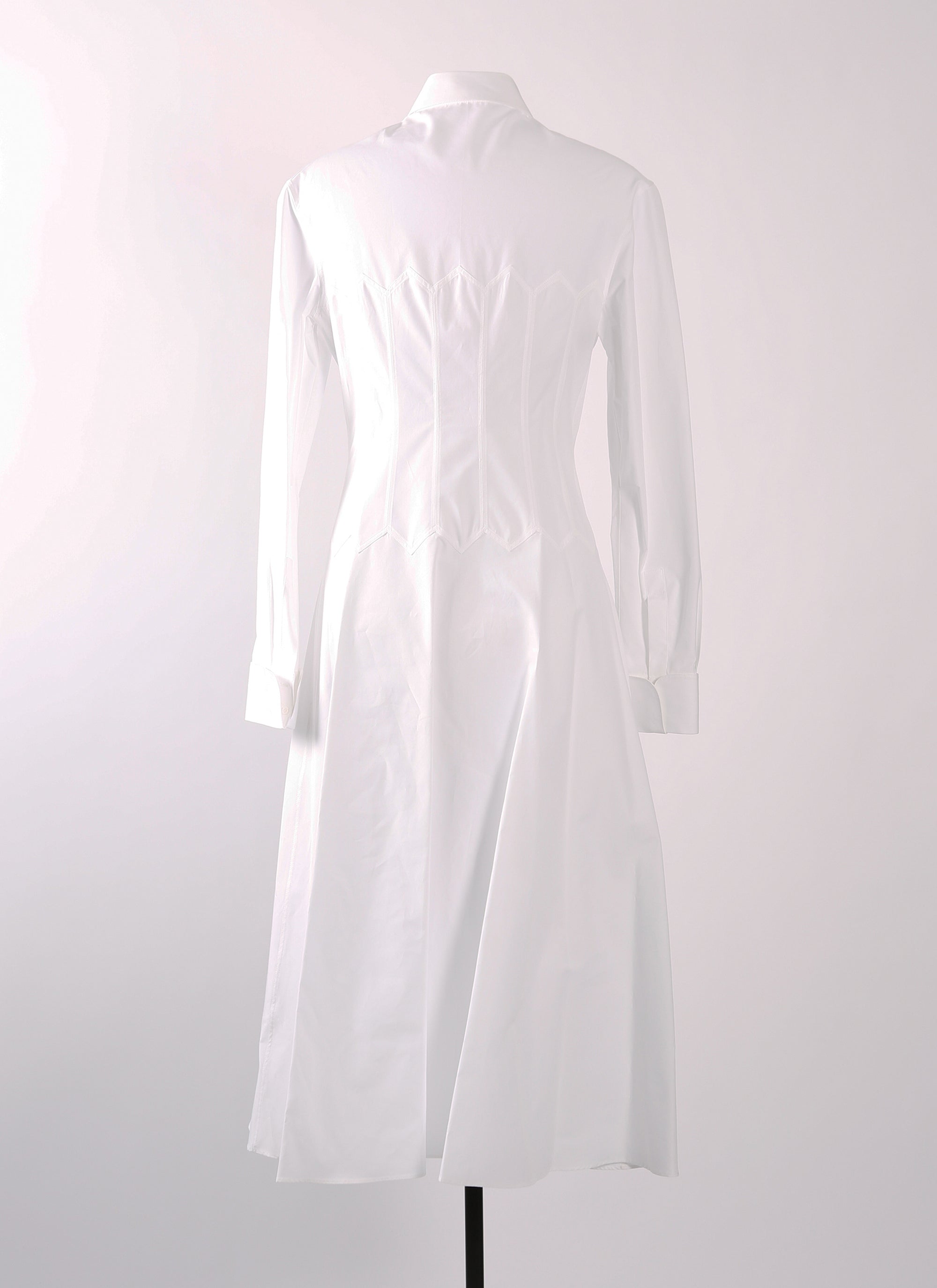Robe en popeline japonaise - Blanc