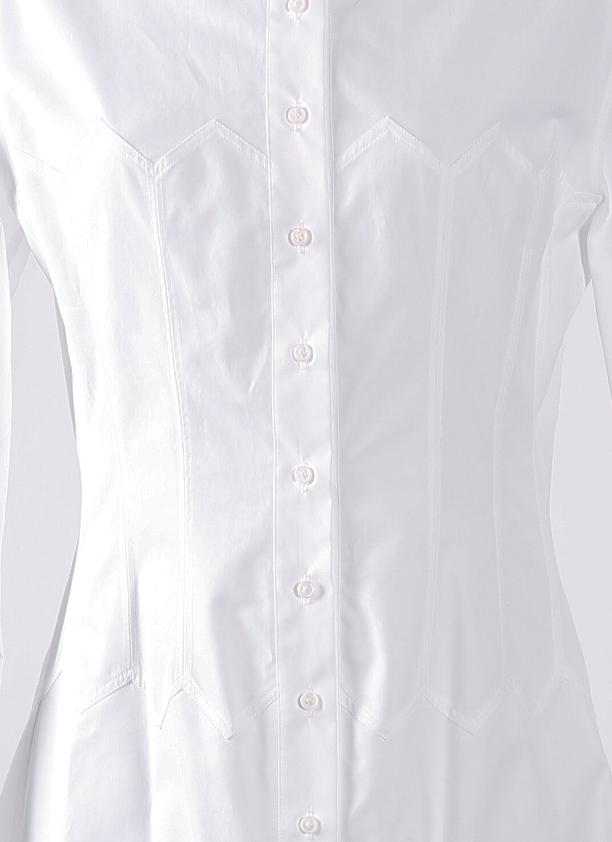 Robe en popeline japonaise - Blanc