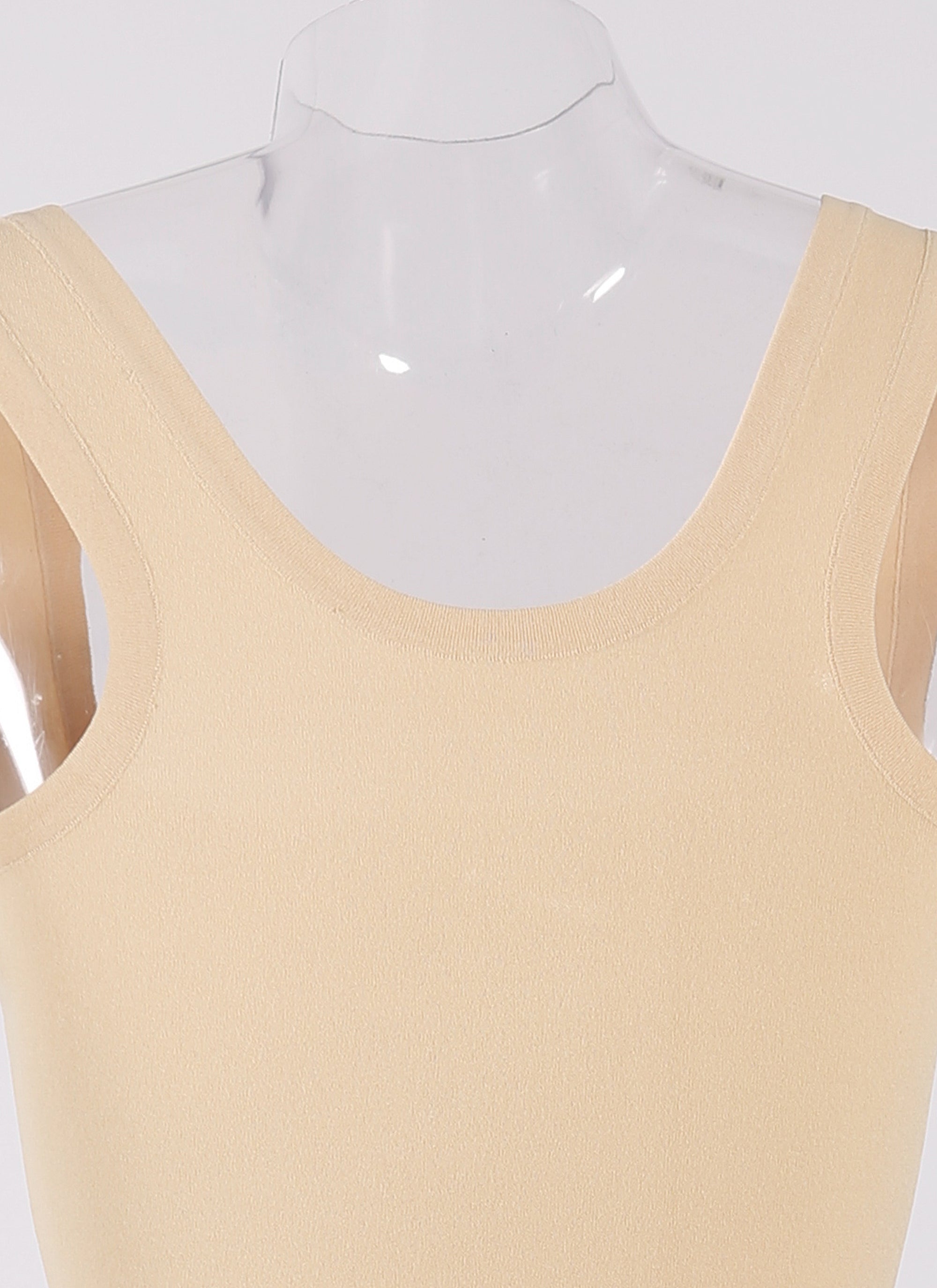 Body sans manches - Beige Clair