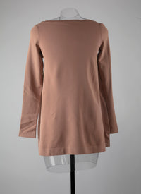 Pull à manches longues en maille - Bois De Santal