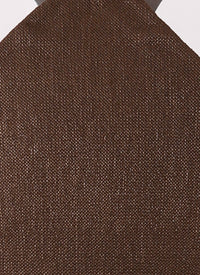 Raffia sleeveless top - Chocolate