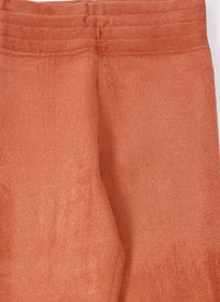 Iconic velvet legging - Caramel