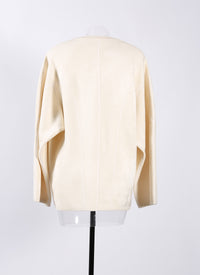 Iconic velvet long sleeve jumper - Nude