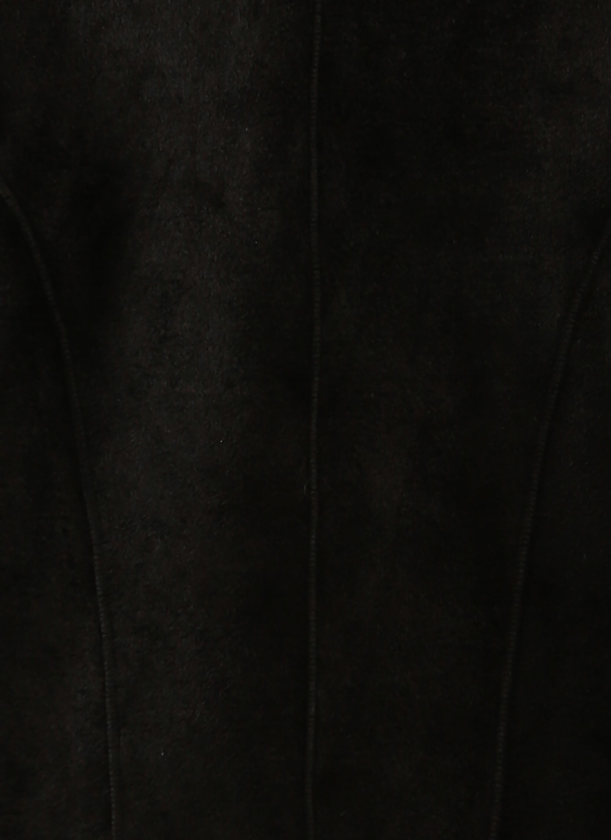 Iconic velvet long sleeve jumper - Black