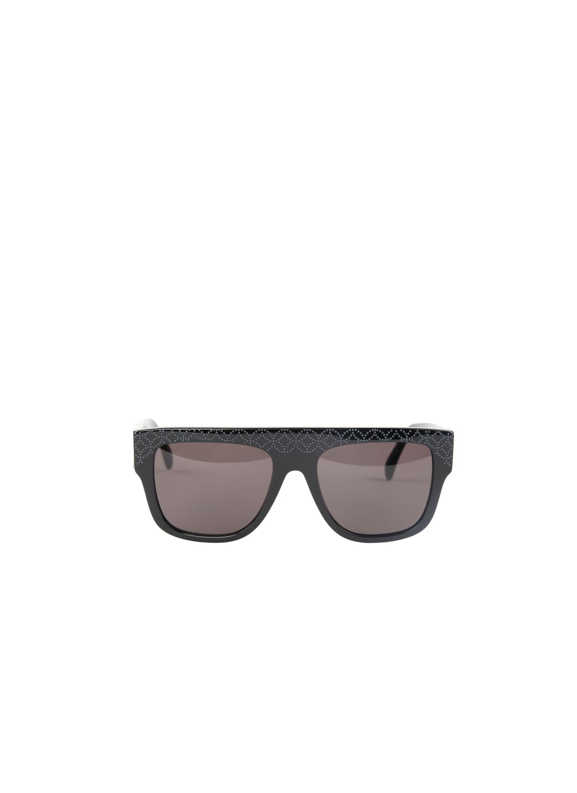 Oversize patterned sunglasses - Grey & Black