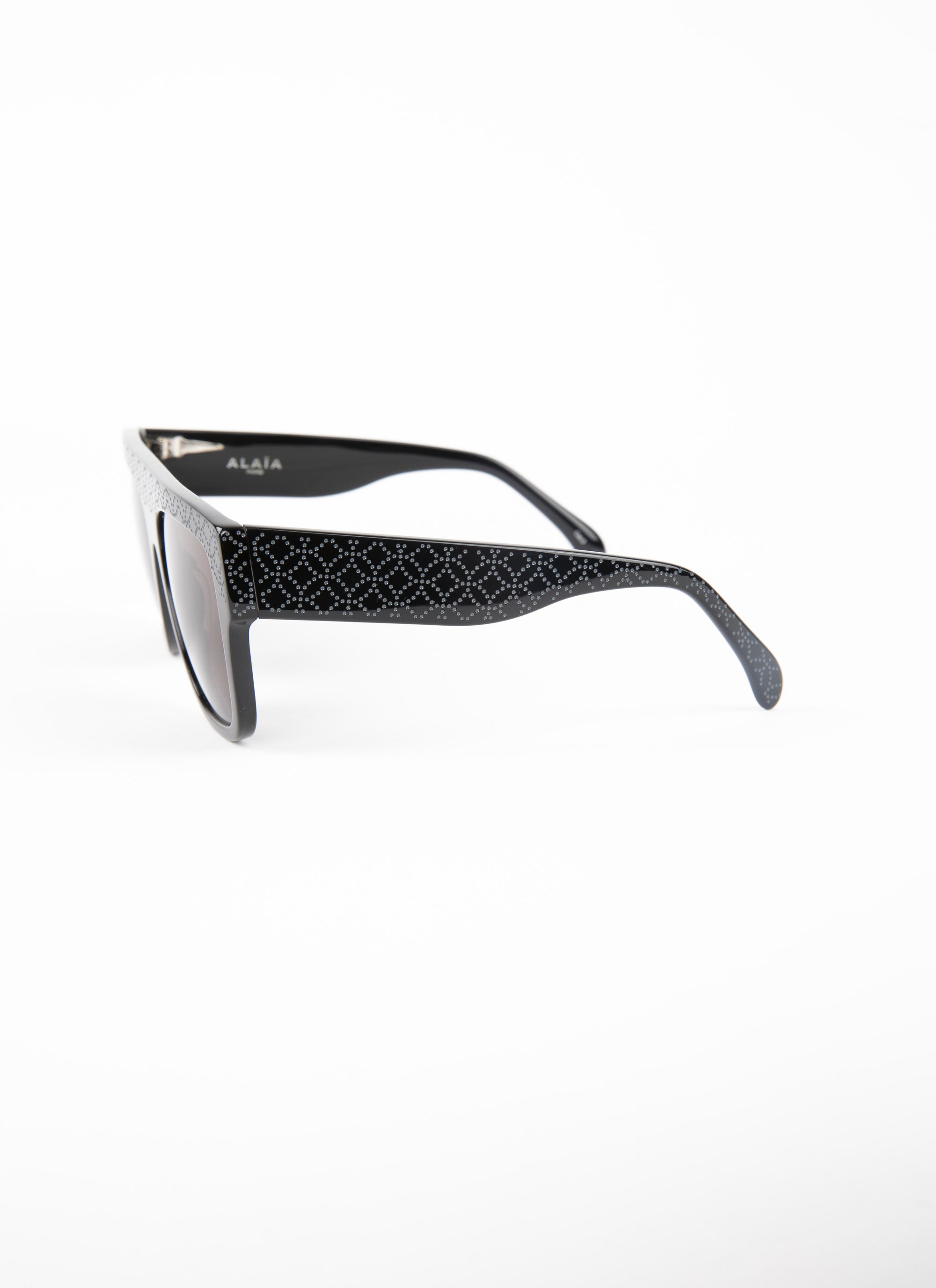 Oversize patterned sunglasses - Grey & Black