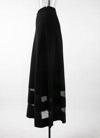 Jupe Mansart en maille - Noir