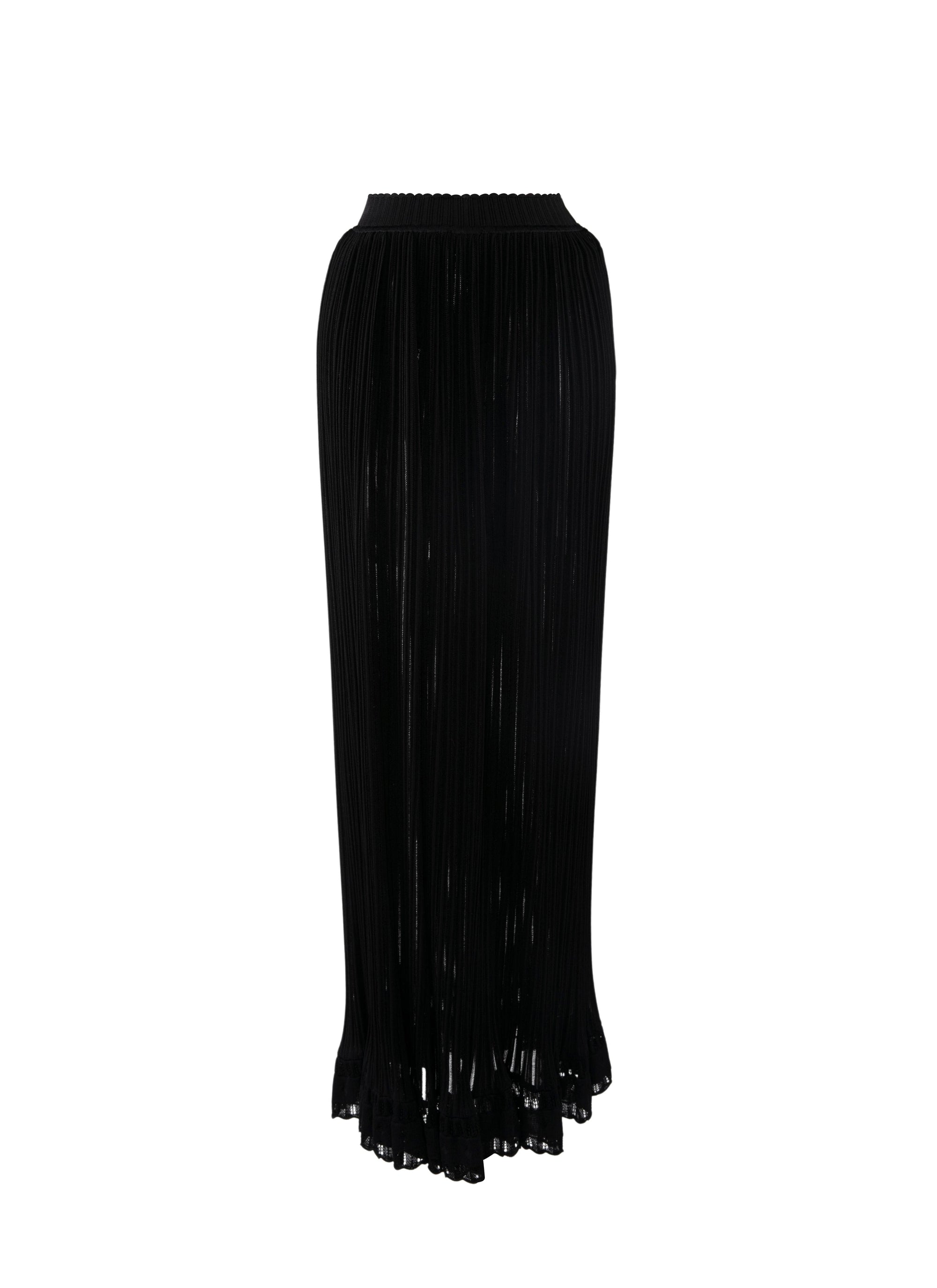 Falbalas maxi skirt - Black