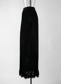 Falbalas maxi skirt - Black