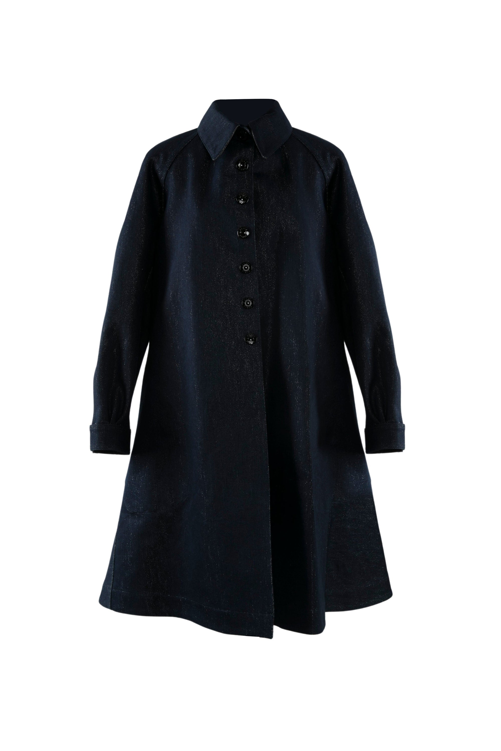 Denim coat - Blue & Silver