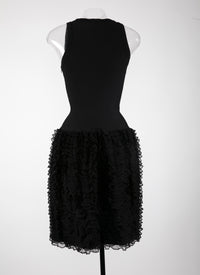 Houpette sleeveless dress - Black