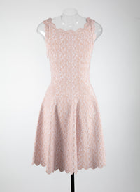 Robe sans manches Camée en maille - Rose Chair