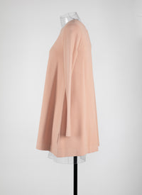 Pull à manches longues en maille - Rose Chair