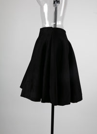 Knit skirt - Black