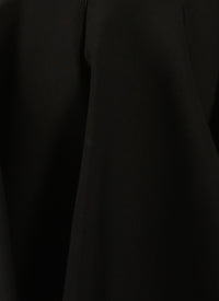 Knitted skater skirt - Black
