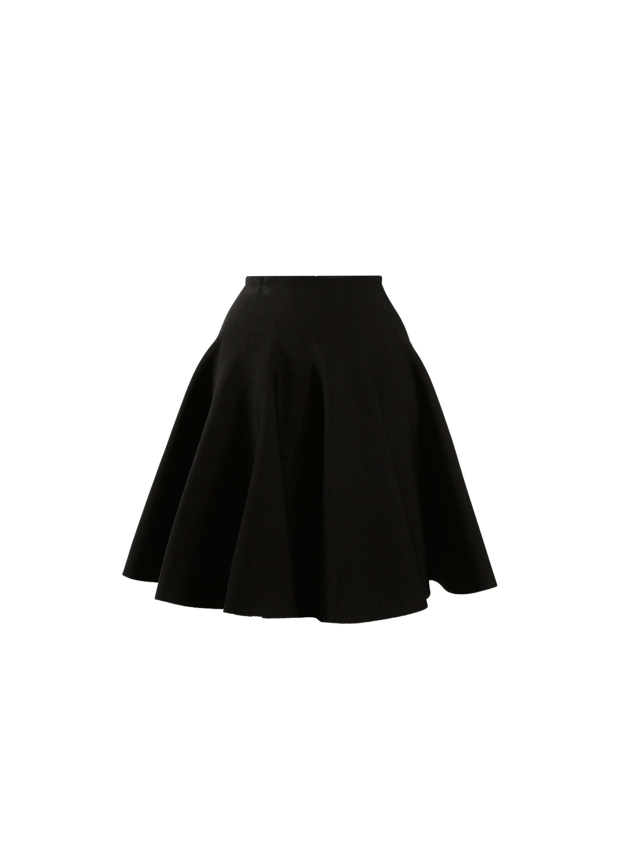 Knitted skater skirt - Black