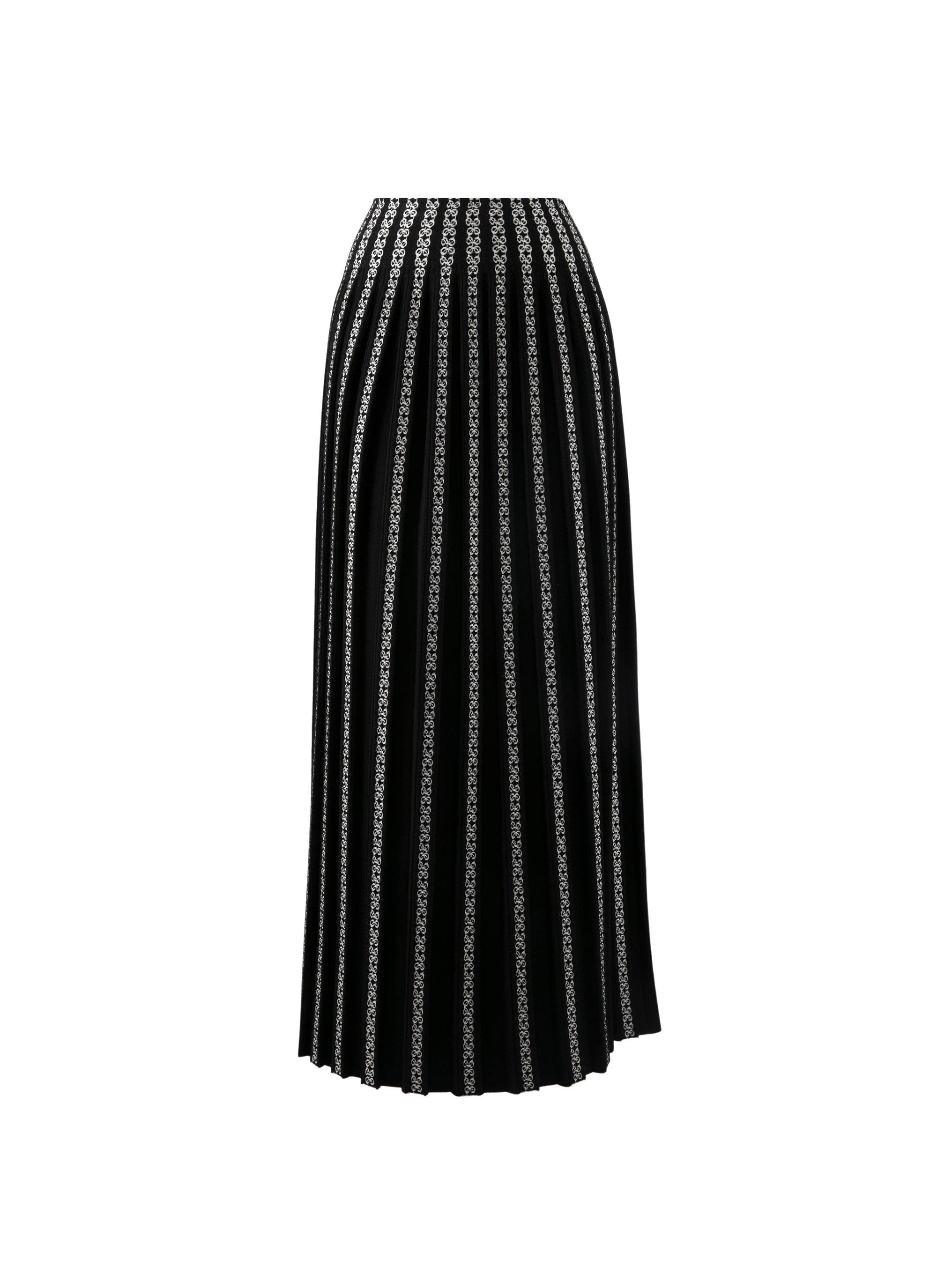 Pleated skirt - Black & White