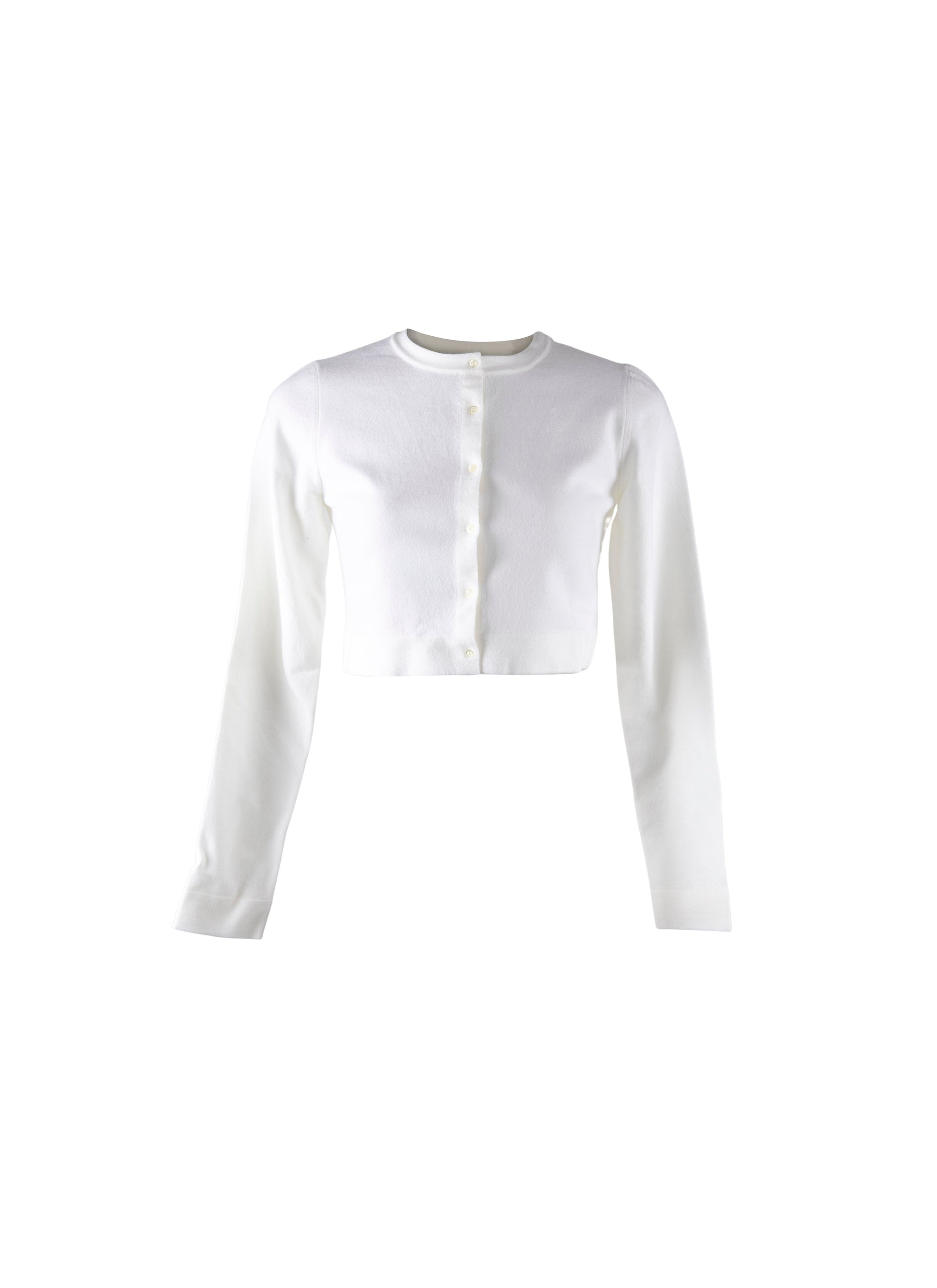 Supreme wool long sleeve cardigan - Mother of Pearl White