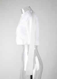 Supreme wool long sleeve cardigan - Mother of Pearl White