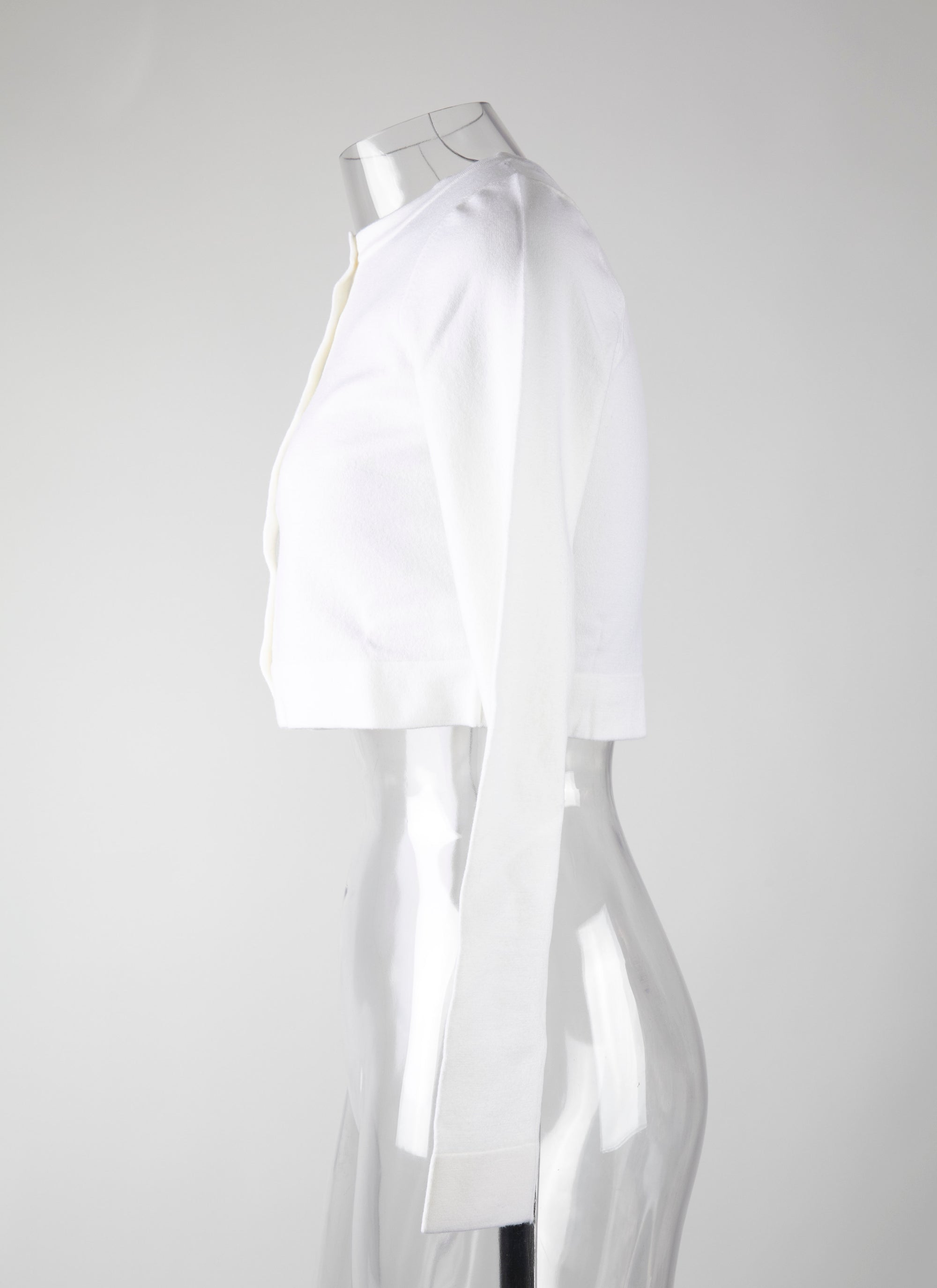 Supreme wool long sleeve cardigan - Mother of Pearl White