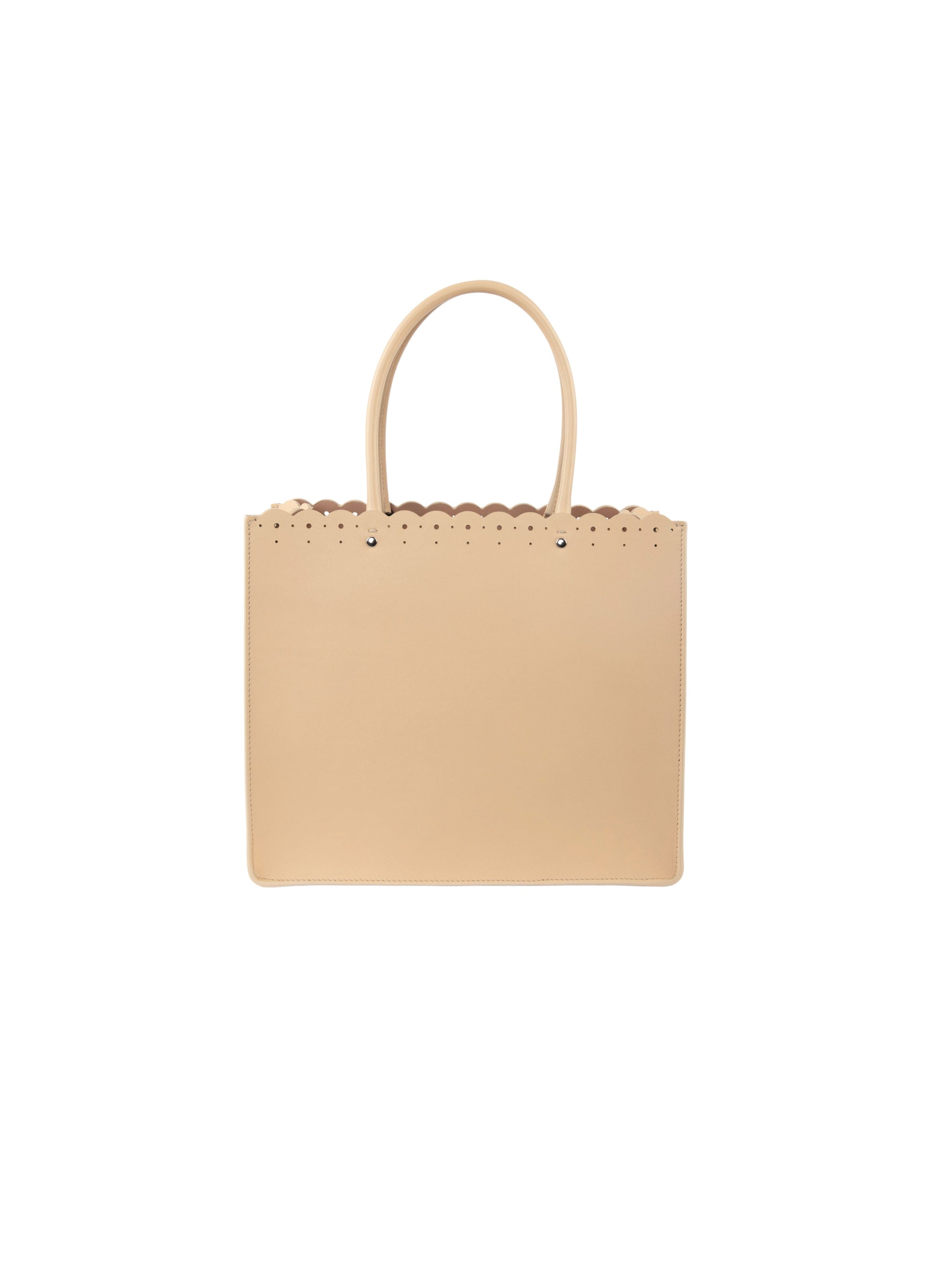 Garance Carrera Fiori bag, leather - Desert