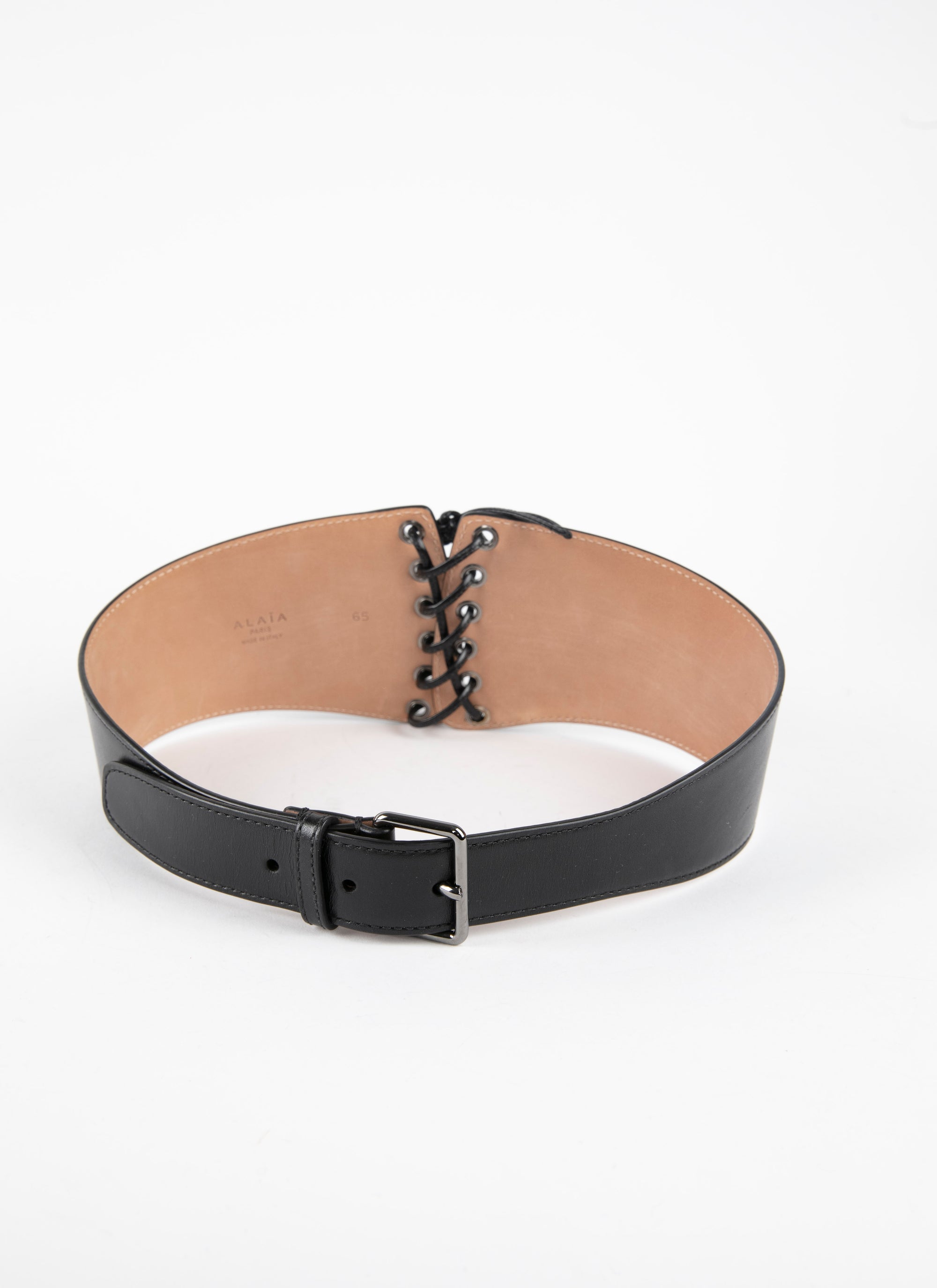 Leather Corset - Black