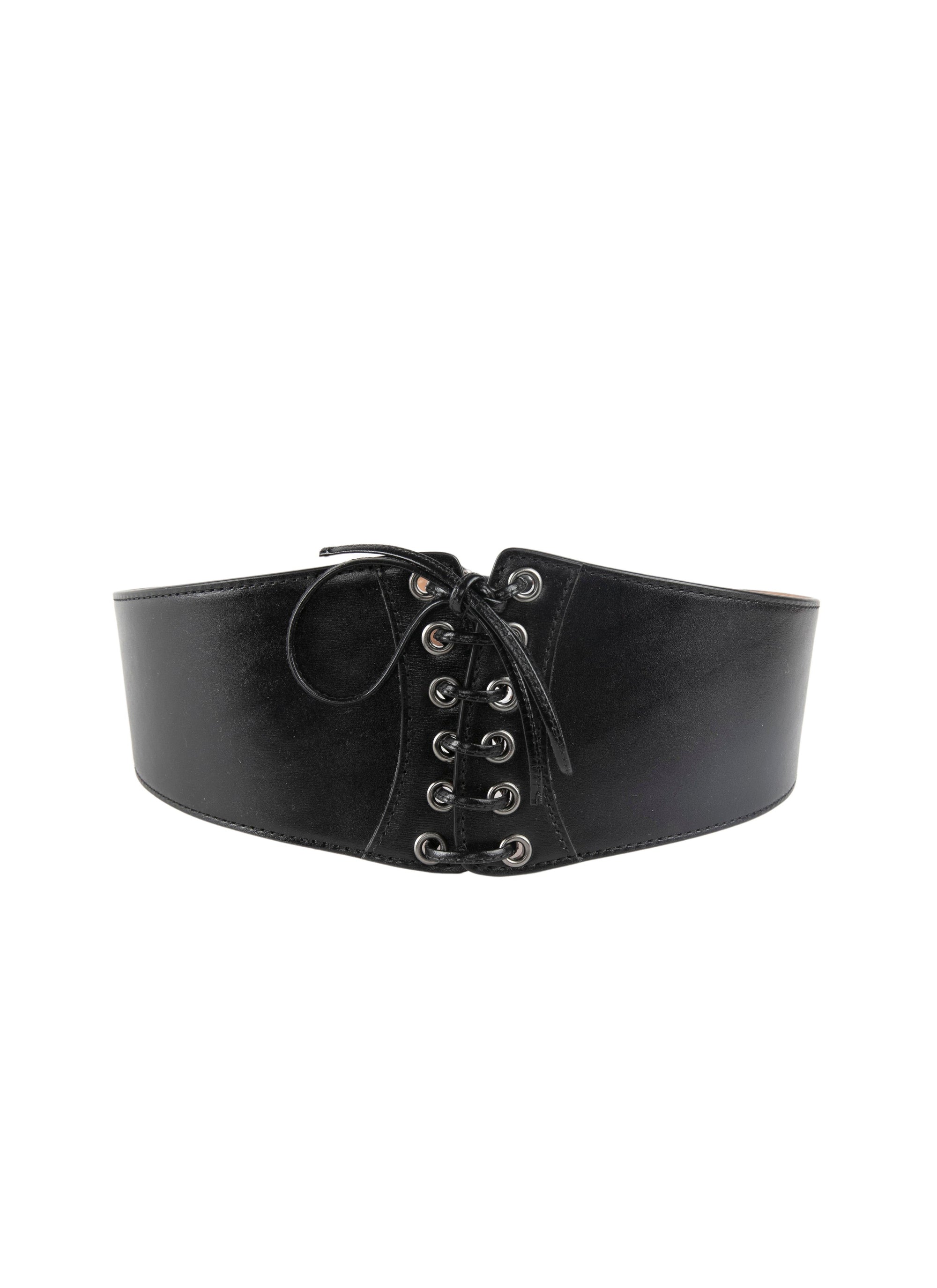 Leather Corset - Black