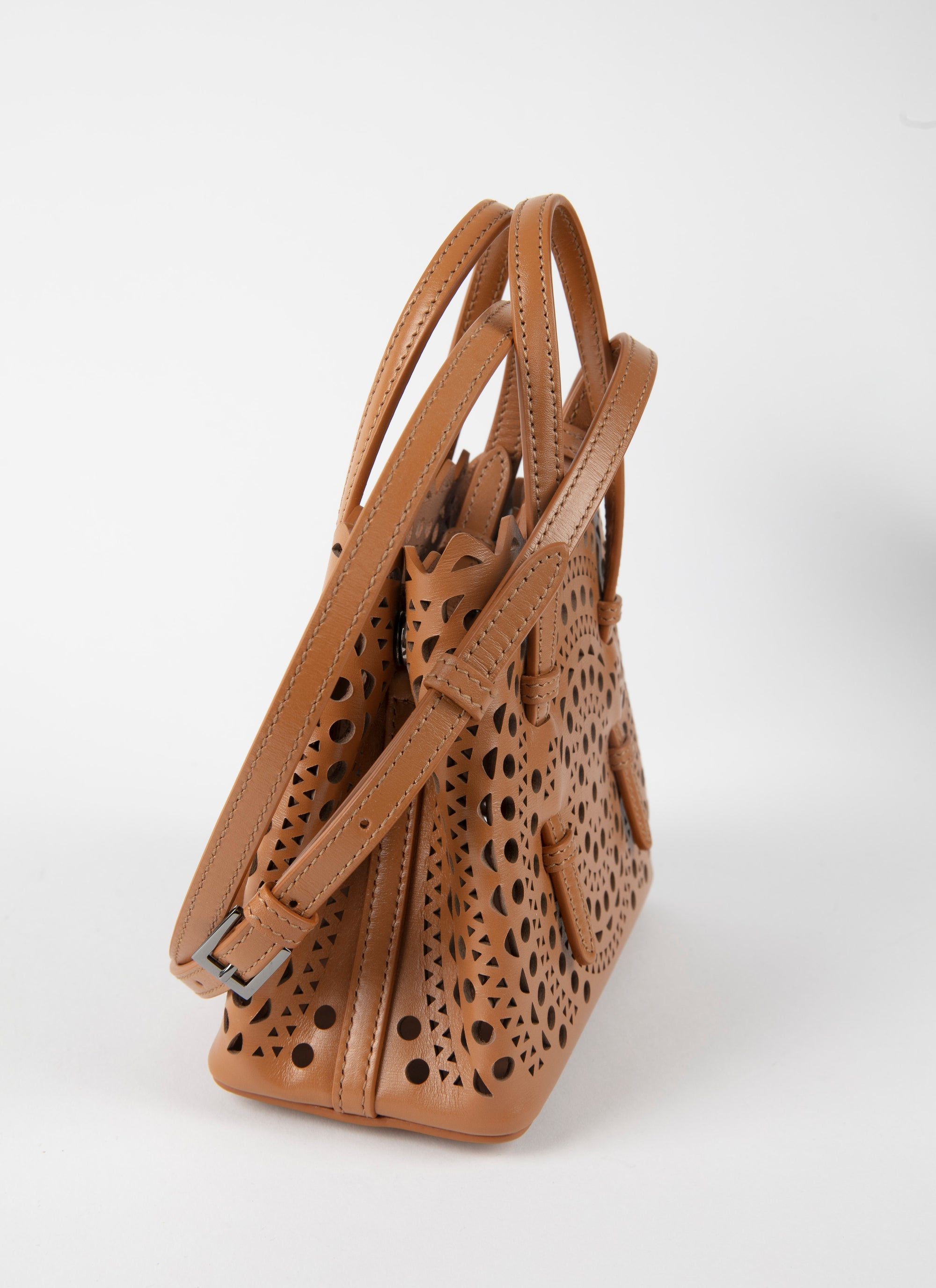 Nano sac Mina en cuir - Tan Clair
