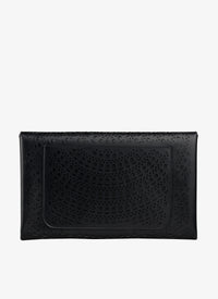 Openwork Oum bag in leather - Black