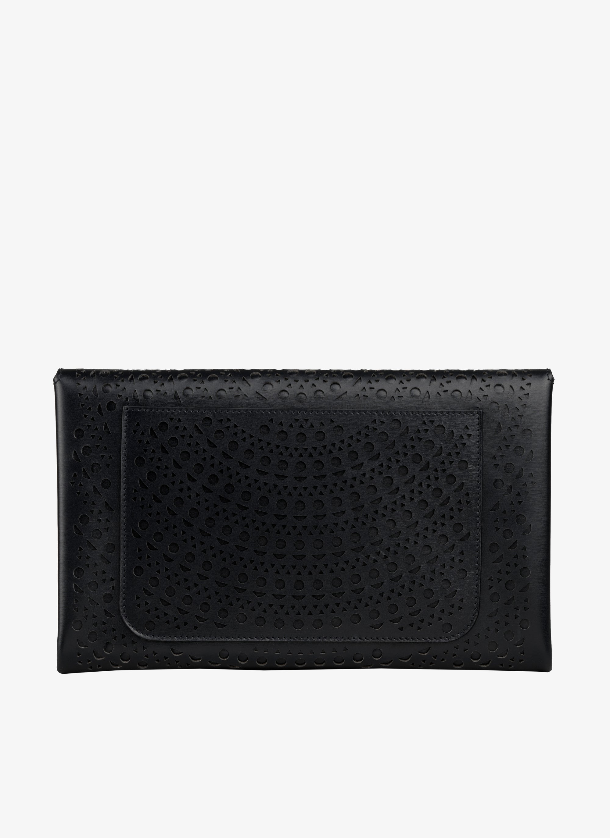 Openwork Oum bag in leather - Black