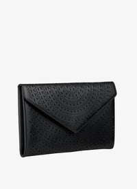 Openwork Oum bag in leather - Black