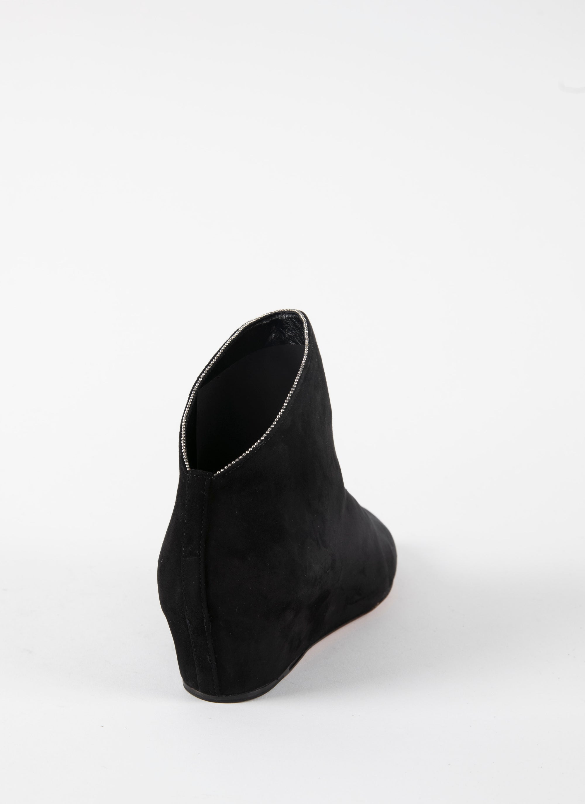 Pearl boots in leather - Black