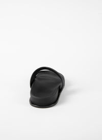 Mules en cuir - Noir