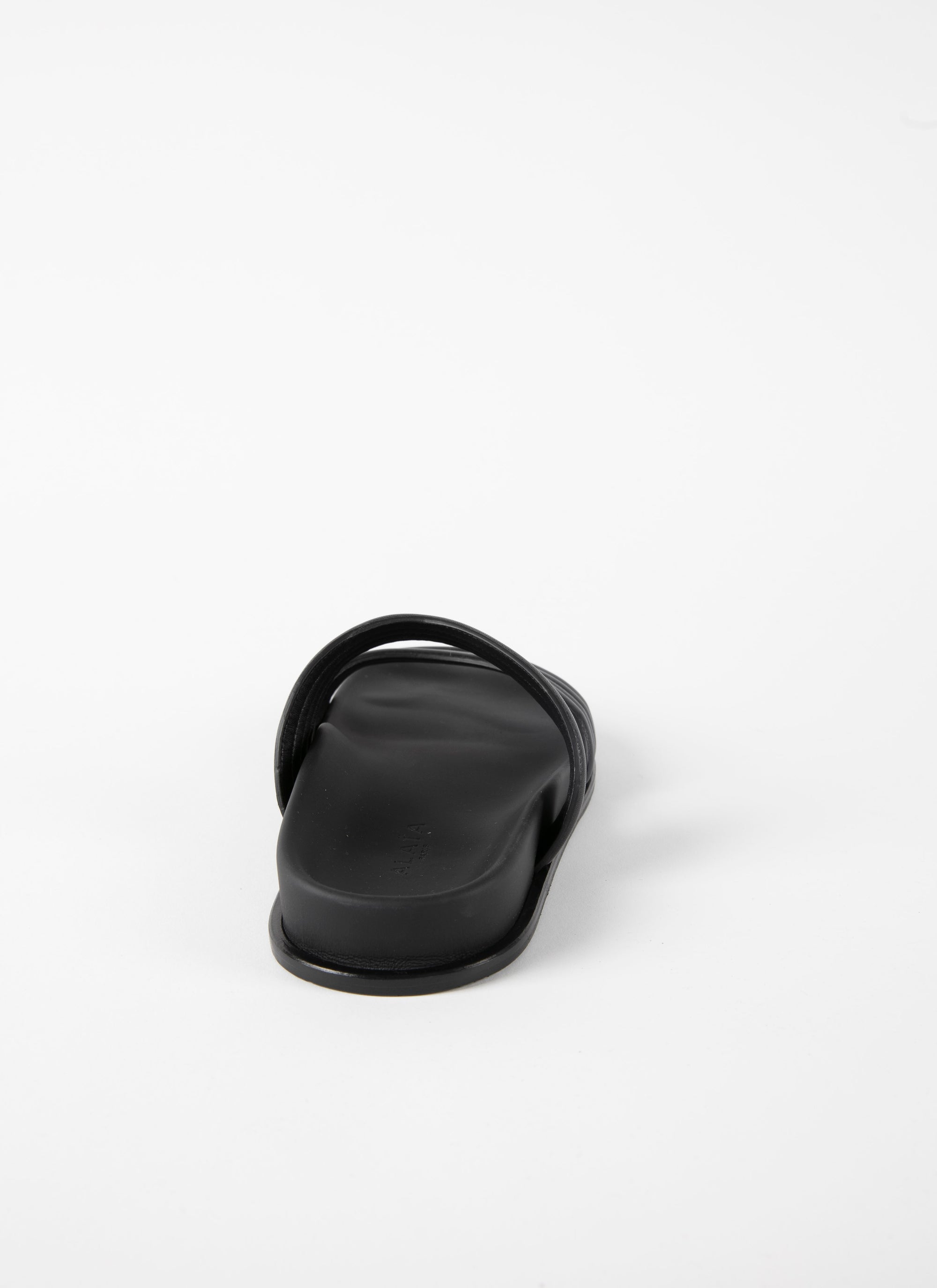 Mules en cuir - Noir