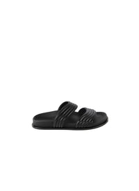 Mules en cuir - Noir