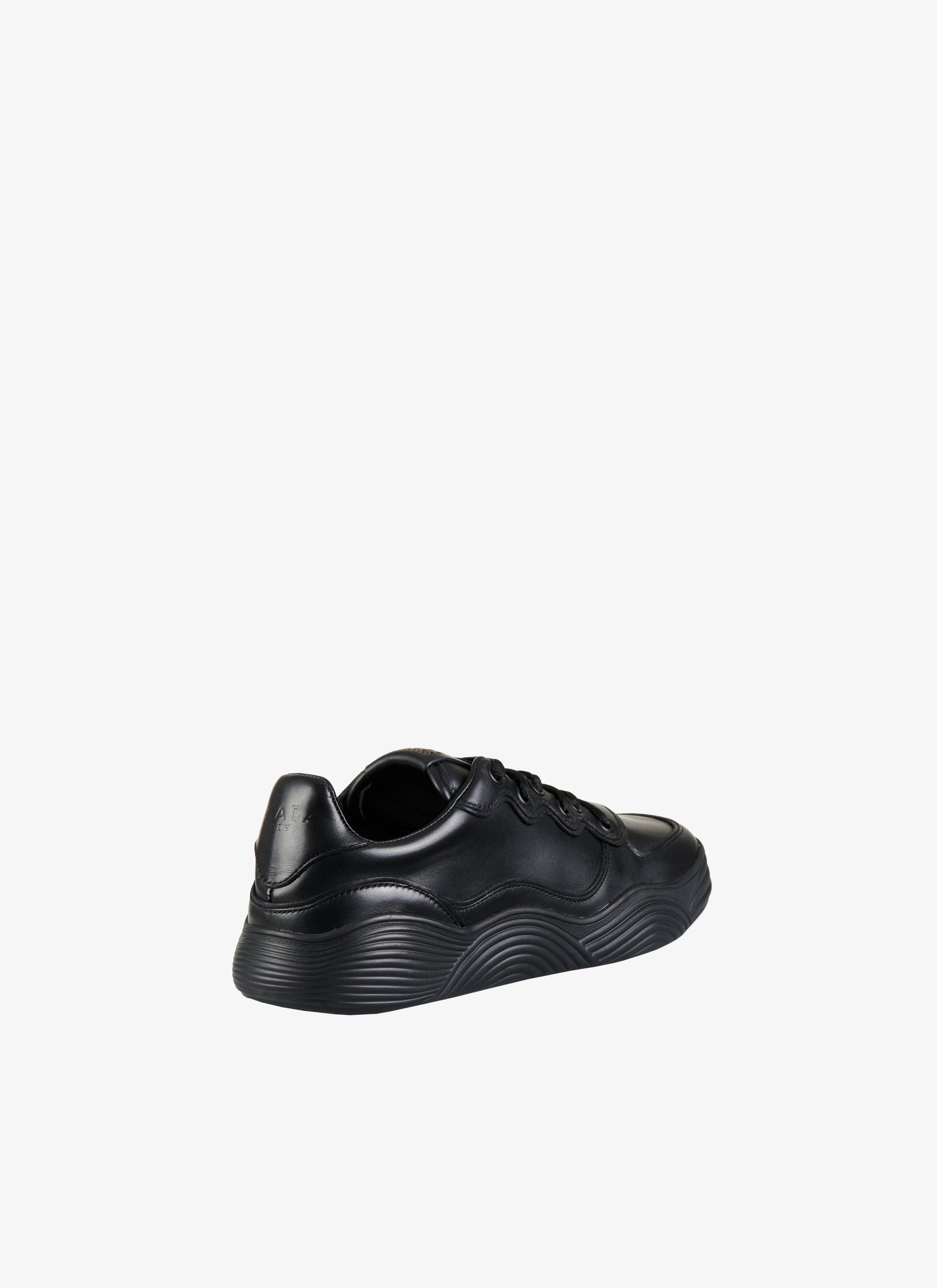 Baskets épurées en cuir - Noir