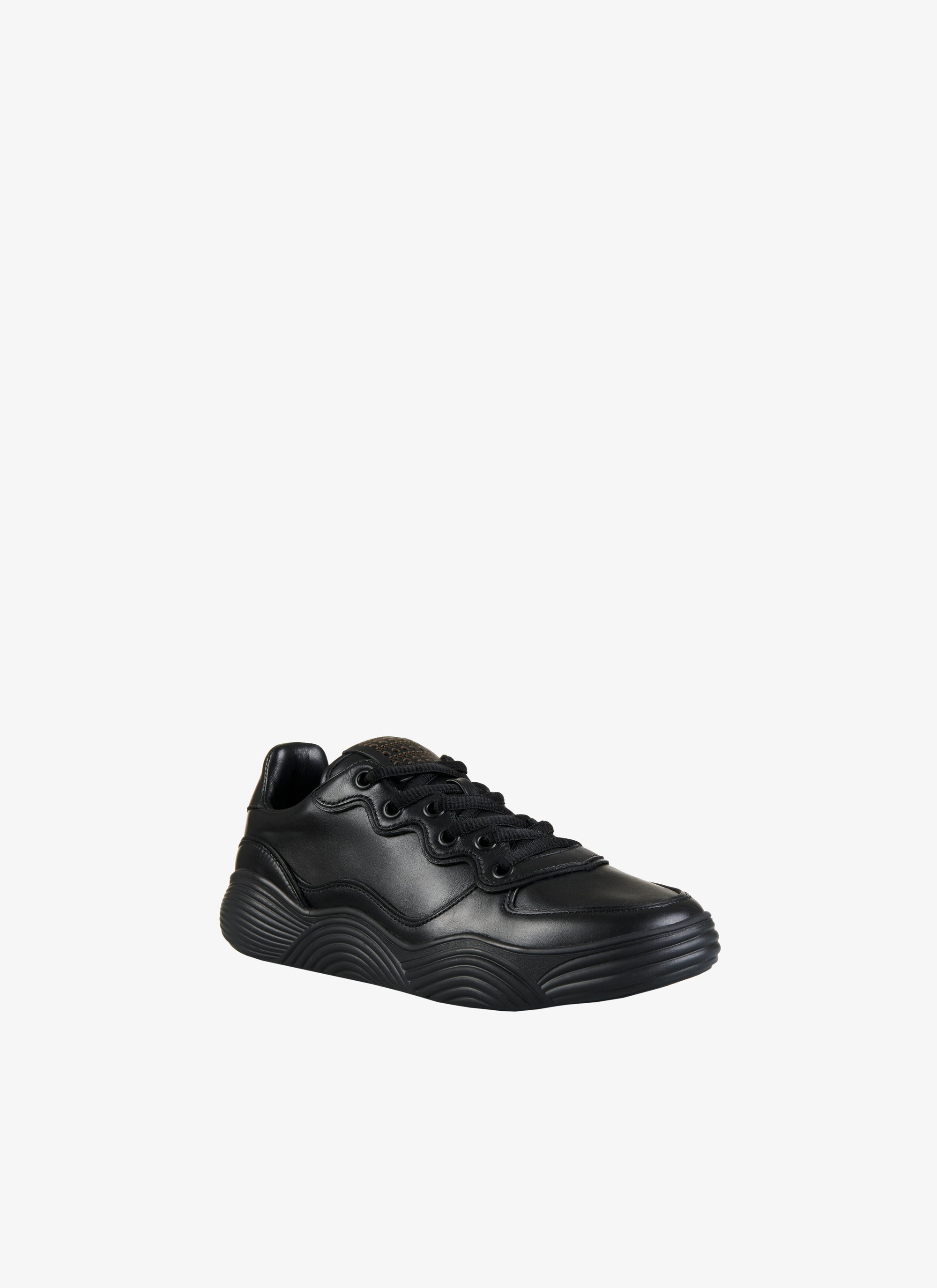 Baskets épurées en cuir - Noir