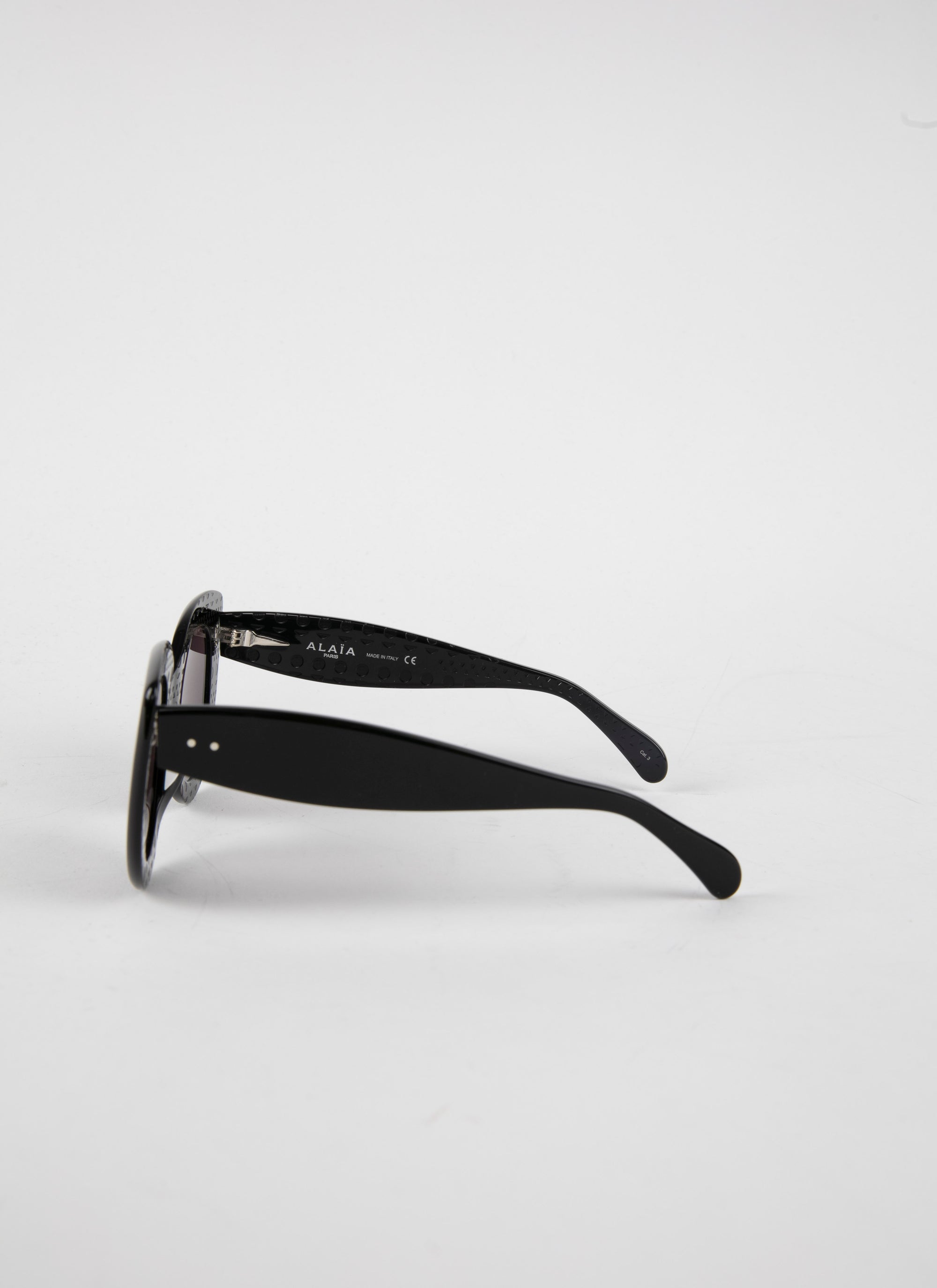 Cat eye glasses n°48 - Black & Grey