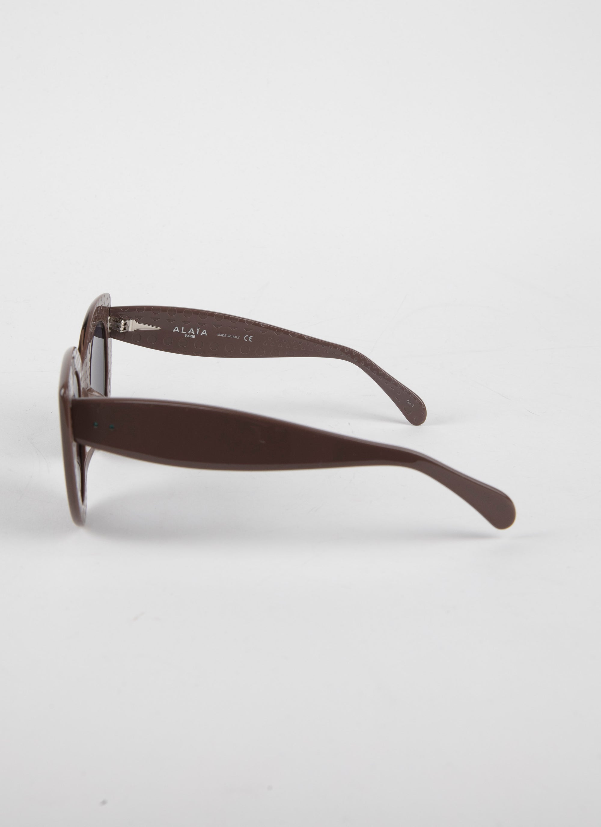 Lunettes Cat eye n°48 - Marron & Bleu