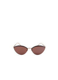 Round Sunglasses n°61 - Gold & Brown