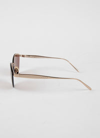 Round Sunglasses n°61 - Gold & Brown