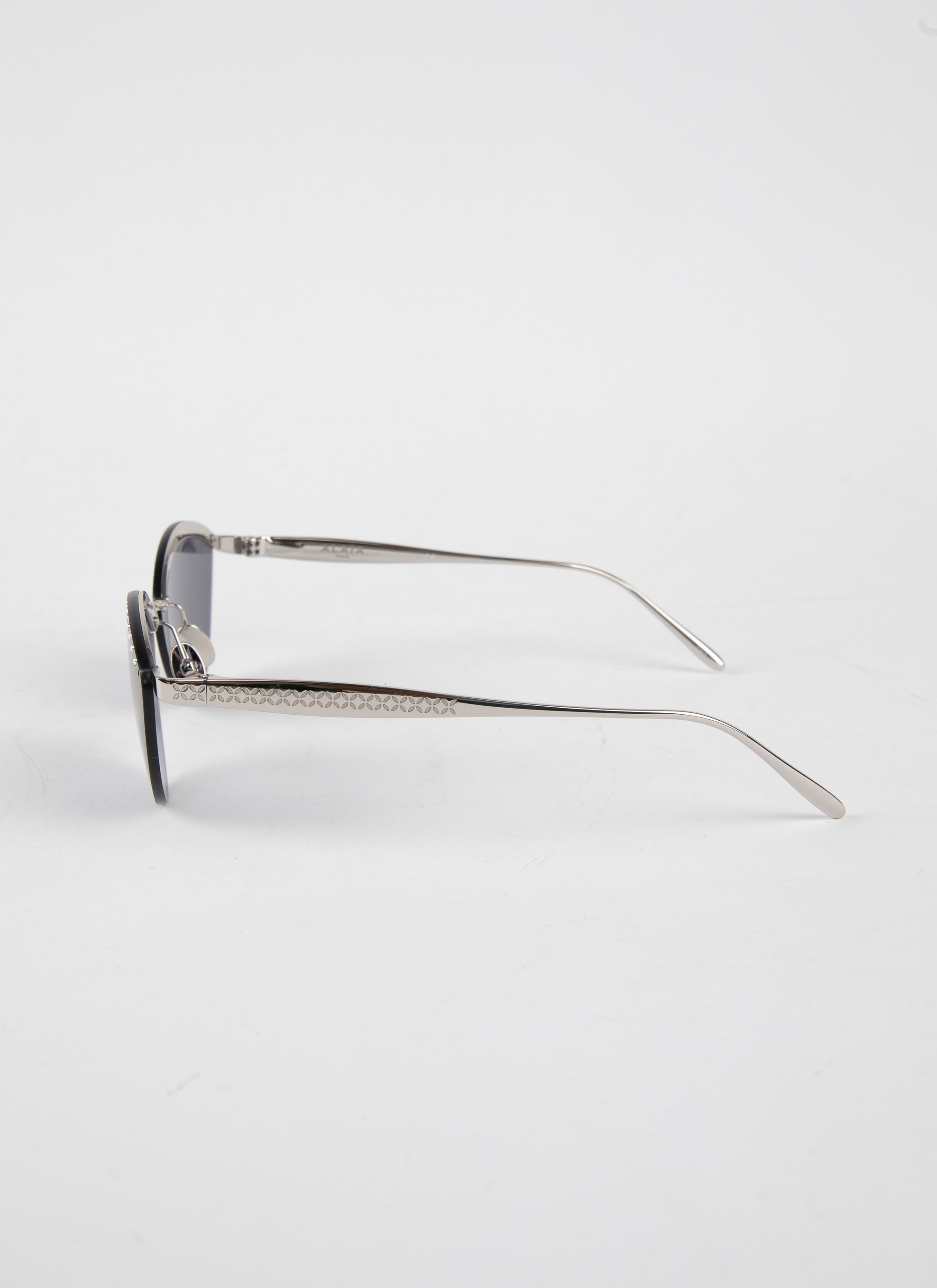 Lunettes Round n°61 - Argent & Bleu