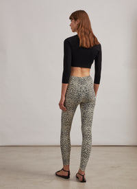Legging à motif animal - Chair & Noir