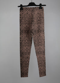 Legging à motif animal - Chair & Noir